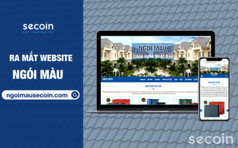 RA MẮT WEBSITE NGÓI MÀU SECOIN